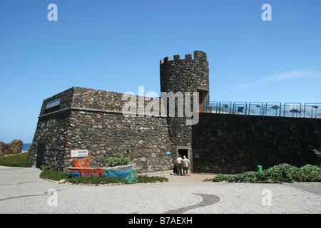 Porto Moniz Aquarium auf Madeira Stockfoto