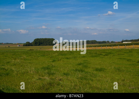 Polygon-Wood-Friedhof, Buttes Friedhof und Tyne Cot Friedhof in der Nähe von Ypern in Belgien. Berühmte WW1 Kampfszenen und schwere Yards. Stockfoto