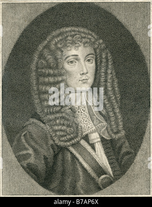 Roger Palmer, 1. Earl of Castlemaine, war (1634-1705) der Ehemann von Barbara Villiers, eine der Mätressen von Charles II. Stockfoto