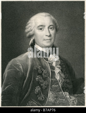 Georges-Louis Leclerc, Comte de Buffon (7. September 1707 – 16. April 1788) war ein französischer Naturforscher, Mathematiker, Biologe Stockfoto