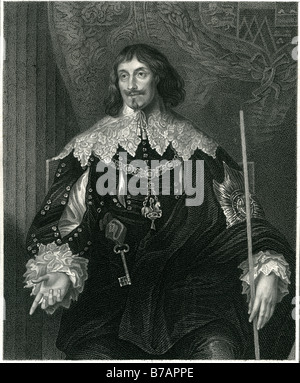 Philip Herbert Graf von Pembroke und Montgomery Philip Herbert, 4. Earl of Pembroke, 1. Earl of Montgomery KG (16 Oktober 1584 Stockfoto
