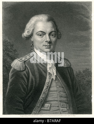 Jean François de Galaup, Comte De La Pérouse (23 August 1741 – 1788?) war ein französischer Marineoffizier und Entdecker dessen Expedition Vani Stockfoto