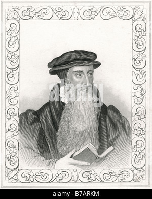 John Knox (c. 1510 – 24. November 1572) war ein schottischer Geistlicher und Führer der protestantischen Reformation, als die f gilt, Stockfoto