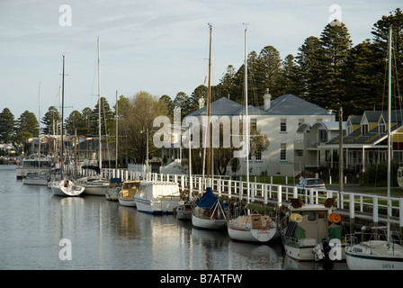 Moyne River, Port Fairy, Victoria, Australien Stockfoto