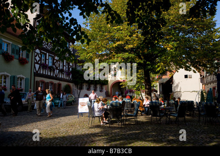 Das historische Zentrum von Burkheim Stockfoto