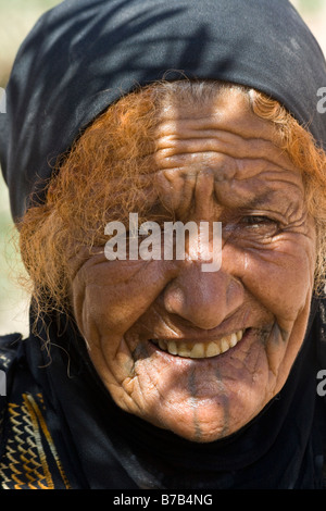 Bdul Beduinen Frau Petra in Jordanien Stockfoto