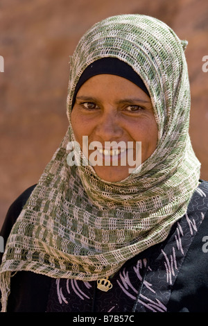 Bdul Beduinen Frau Petra in Jordanien Stockfoto