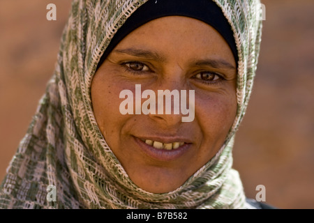 Bdul Beduinen Frau Petra in Jordanien Stockfoto