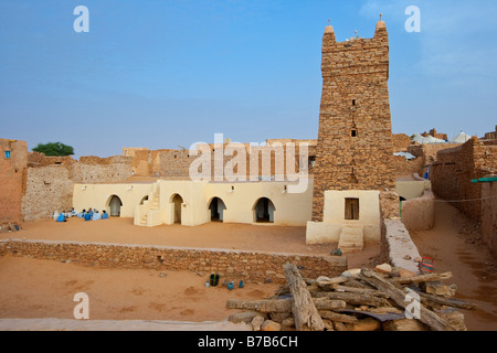 Freitags-Moschee in Chinguetti Mauretanien Stockfoto