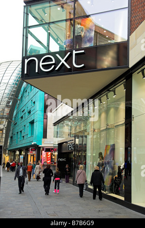 Nächsten Shop im Einkaufszentrum "Cabot Circus" Bristol Stockfoto