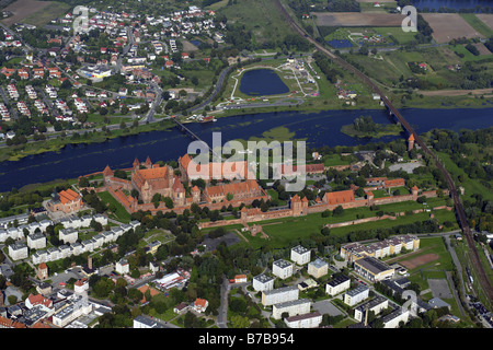 Marienburg bei Weichsel, größte gemauerte Gebäude von Europa, Polen, Marienburg Stockfoto