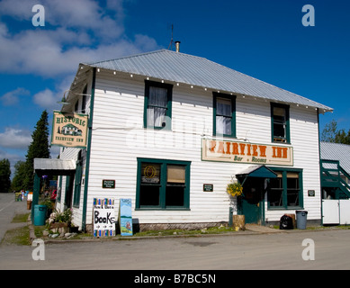 Die historischen Fairview Inn Talkeetna Alaska dienen Fallensteller Bergleute und Kletterer, gegründet im Jahre 1923 Stockfoto