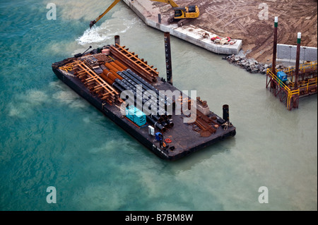 Singapur-barge Stockfoto