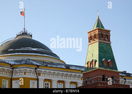 Kuppel des russischen Senatsgebäude Kreml Moskau Russland Stockfoto