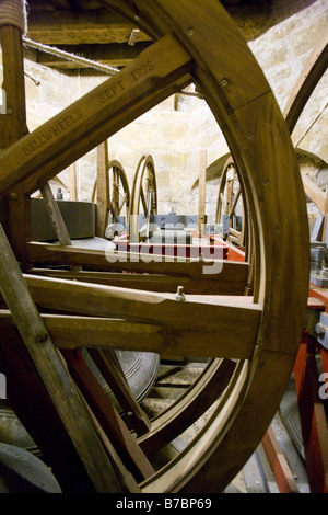 Kirchenglocken und Bellringing Masham Stockfoto