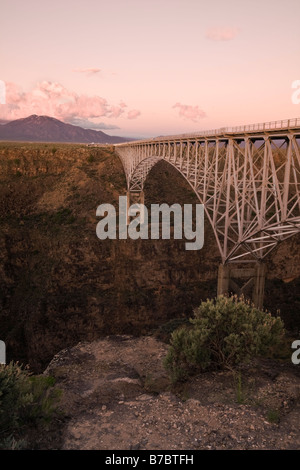 Rio Grande Gorge Bridge Stockfoto