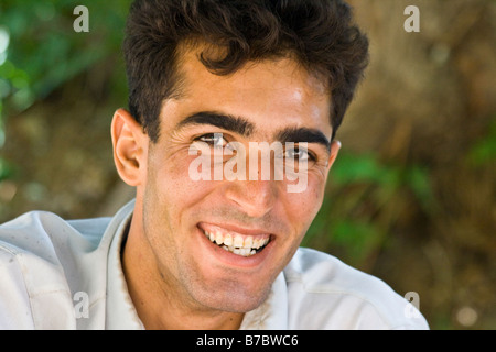 Iranische Jüngling in Yazd, Iran Stockfoto