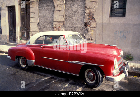 51 Chevrolet deluxe Skyline Montevideo Uruguay Stockfoto