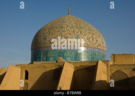 Kuppel des Sheikh Lotfollah Moschee Imam-Platz in Esfahan Iran Stockfoto