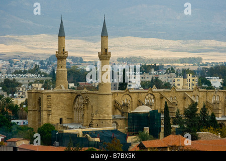 Selimiye Moschee früher St. Sophia Cathedral in Nicosia Zypern Stockfoto