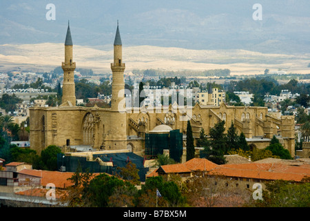 Selimiye Moschee früher St. Sophia Cathedral in Nicosia Zypern Stockfoto