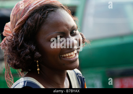 Junge Frau in Bamako, Mali Stockfoto