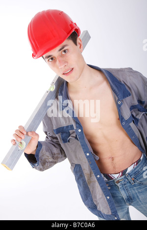 Bauarbeiter Stockfoto