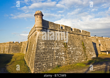 Castillo de San Marcos in St. Augustine Stockfoto