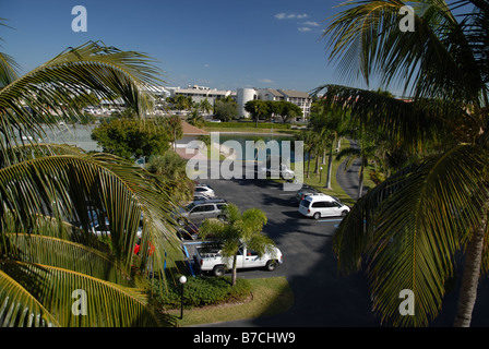 Estero Beach-Tennis-Club Stockfoto