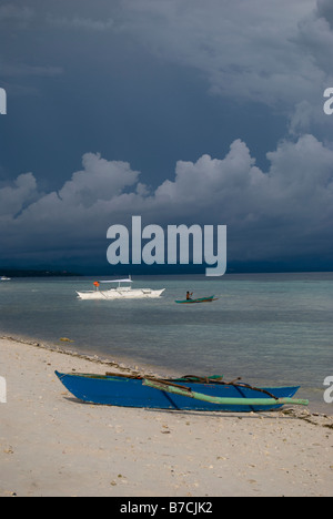 Tropischer Strand, Dumaluan Beach Resort, Panglao Island, Bohol, Visayas, Philippinen Stockfoto