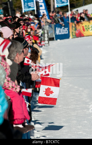 World Cup Nordic Event im 2010 Whistler Olympic Park Stockfoto