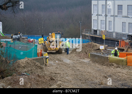 Die neue Maidstone und Tunbridge Wells NHS / PFI-Krankenhaus in Pembury, Tunbridge Wells, Kent gebaut. Stockfoto