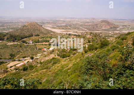 Ebenen unter Mojacar, Almeria, Spanien Stockfoto