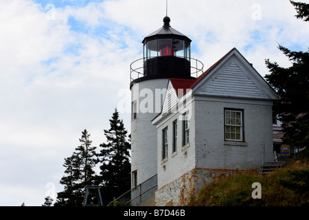 Bass Harbor Head Leuchtturm Licht Stockfoto