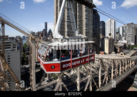 Roosevelt Island Tramway, New York City, USA Stockfoto