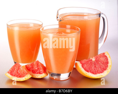 ROSA GRAPEFRUIT-SAFT Stockfoto