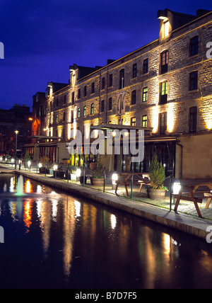 Leith kommerzielle Quay Stockfoto