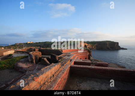 Ausgrabungsstätte Villa Giulia, Insel Ventotene, Latium, Italien Stockfoto