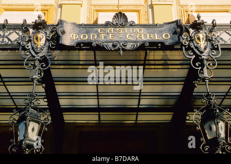 Die renommierten Casino von Monte Carlo-Eingang Stockfoto