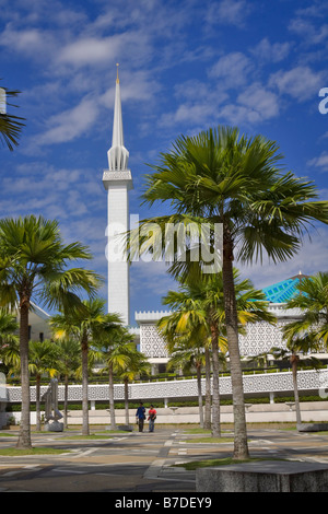 Masjid Negara National Moschee Kuala Lumpur Malaysia Stockfoto