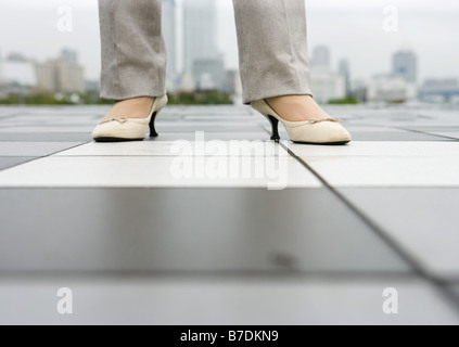 Frau die Füße Stockfoto