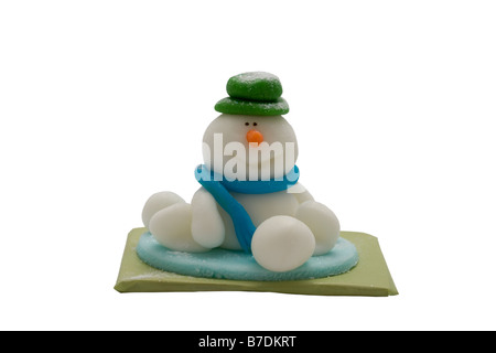 zuckerhaltige Figur Spielzeug Dekoration Zucker Schokolade kleine Stückchen Dessert Karamell Geschmack Favorit genießen Ornamentik Dekoration Stockfoto