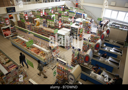 Markt in Anadyr Tschukotka, Sibirien-Russland Stockfoto