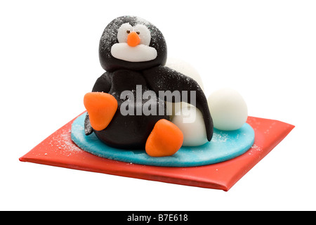 zuckerhaltige Figur Spielzeug Dekoration Zucker Schokolade kleine Stückchen Dessert Karamell Geschmack Favorit genießen Ornamentik Dekoration Stockfoto