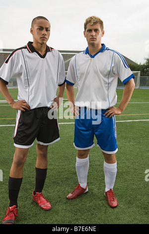 Fußballer Stockfoto