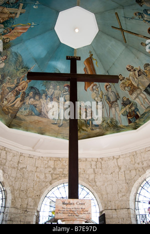 Das Kreuz von Magellan, Rathausplatz, Cebu City, Cebu, Visayas, Philippinen Stockfoto