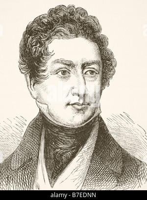 Sir Robert Peel, 2. Baronet, 1788 zu 1850. Britischer Premierminister und Gründer der Konservativen Partei. Stockfoto