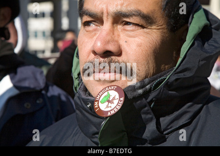 Demonstranten fordern weniger Repressive Einwanderungspolitik Stockfoto