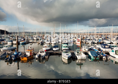 Brixham Marina englische Riviera Torbay Devon England UK Stockfoto