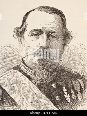 Napoleon III. Hieß auch bis 1852 Louis Napoléon, voller Name Charles Louis Napoléon Bonaparte, 1808-1873. Stockfoto